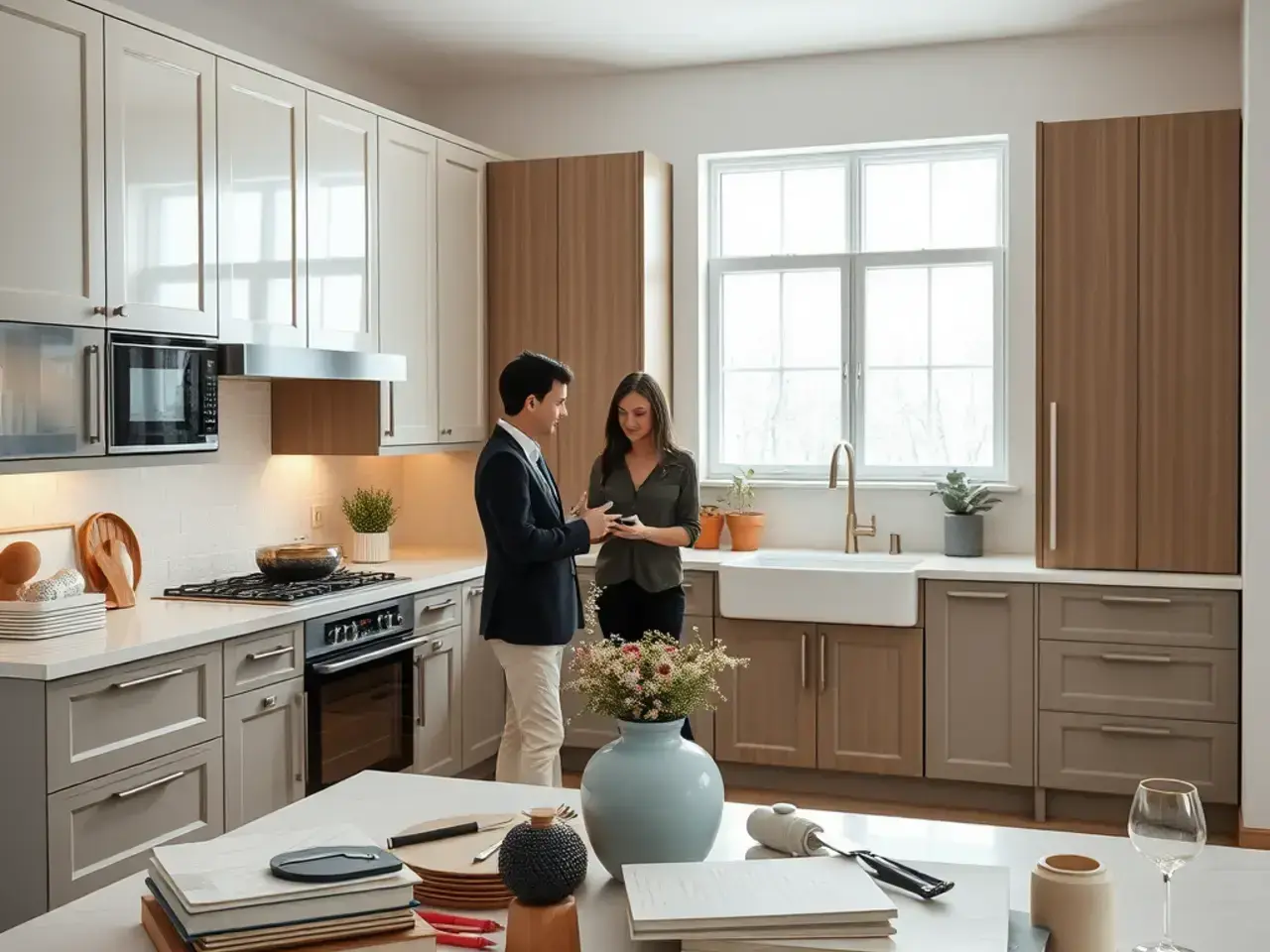 Beautiful completed kitchen design