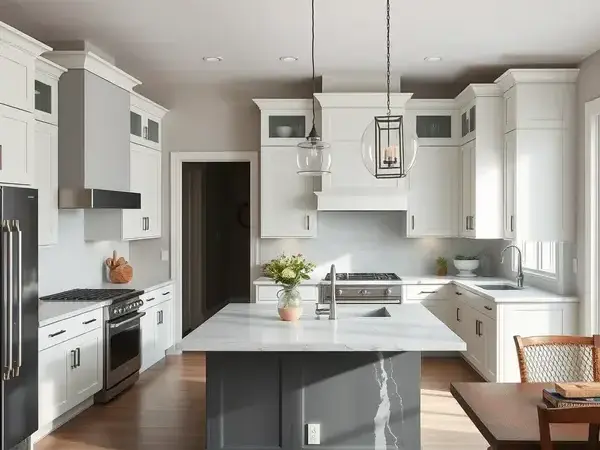 Transitional kitchen design