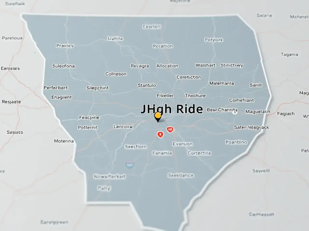 Surface Specialists service area map - Jefferson County Missouri